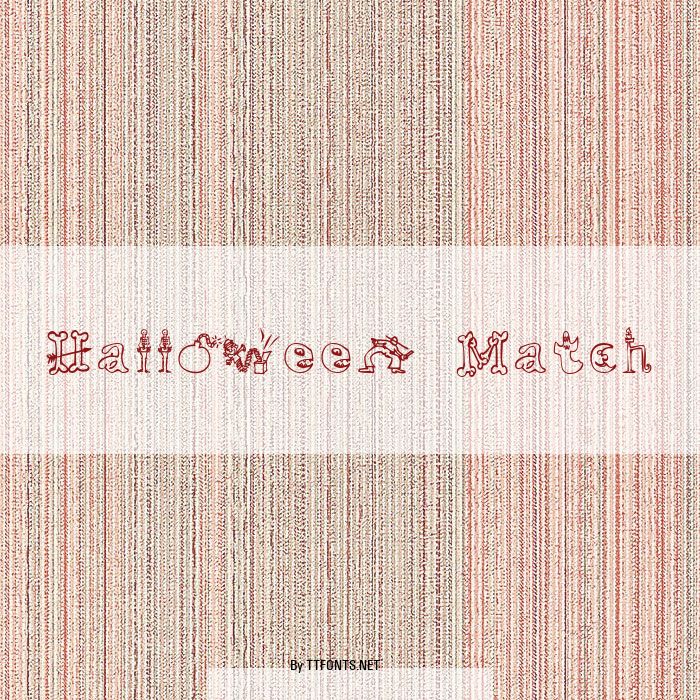 Halloween Match example
